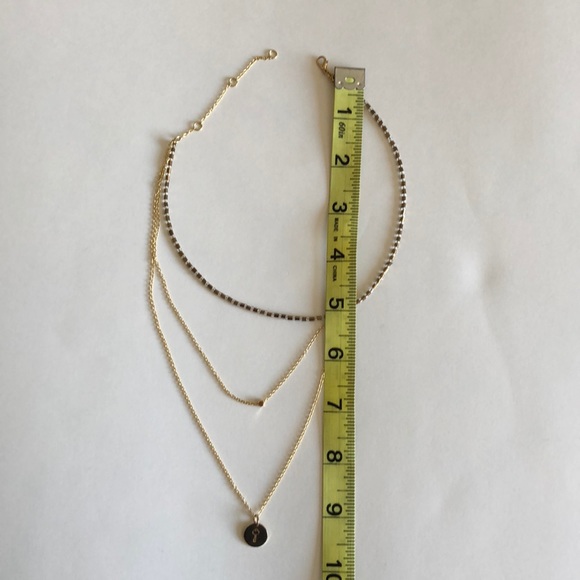 ME to WE Three layer necklace Goldtone NWOT - Picture 7 of 12